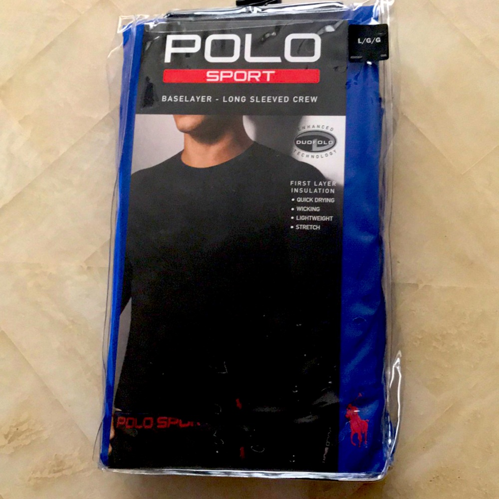 RALPH LAUREN POLO SPORT MENS LONG SLEEVED CREW